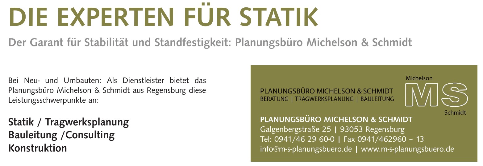 PLANUNGSBÜRO MICHELSON & SCHMIDT PLANUNGSBÜRO MICHELSON & SCHMIDT